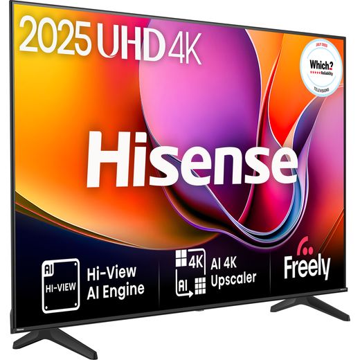Hisense A6Q 58" 4K Ultra HD Smart Freely TV [2025] - Right perspective